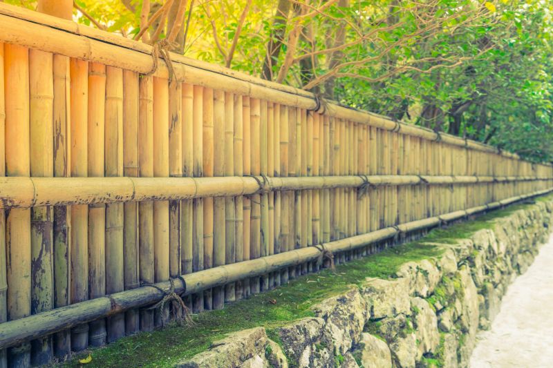 Eco-Friendly Bamboo Fence
